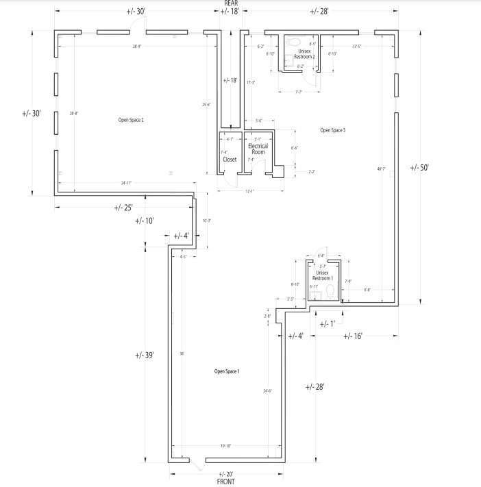 1600 Perrineville Rd, Cranbury, NJ for lease Floor Plan- Image 1 of 1