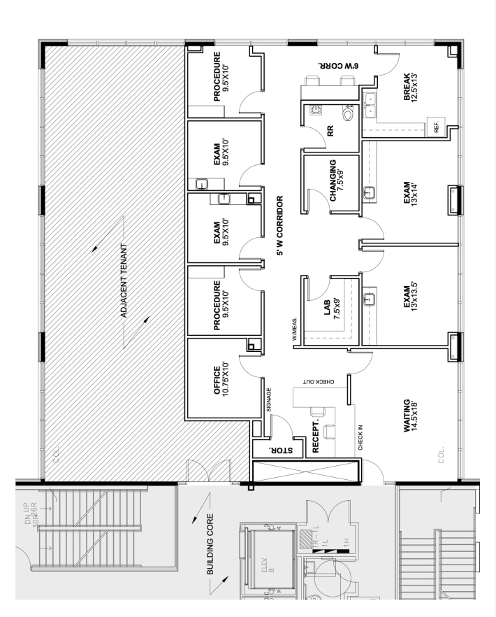 5668 Edwards Ranch Rd, Fort Worth, TX for lease Floor Plan- Image 1 of 6