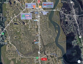 4305 US Highway 1 S, Saint Augustine, FL - AERIAL  map view