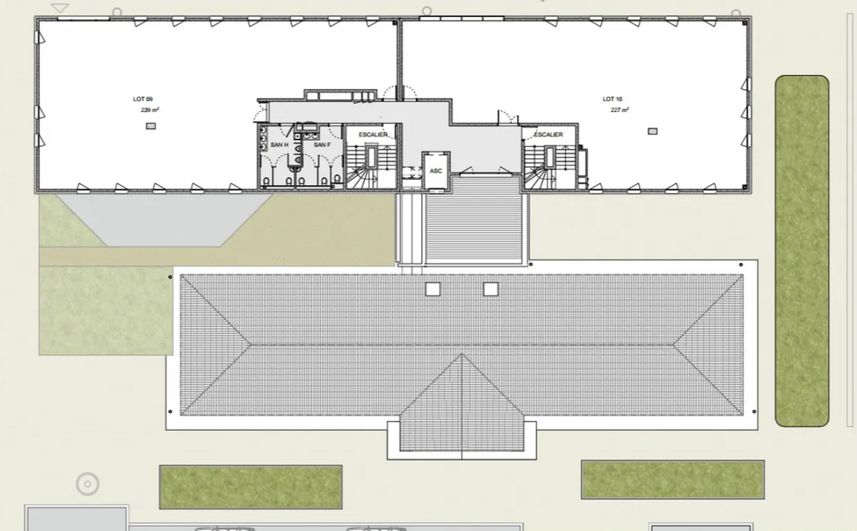 Office in Montpellier for lease - Site Plan - Image 2 of 4