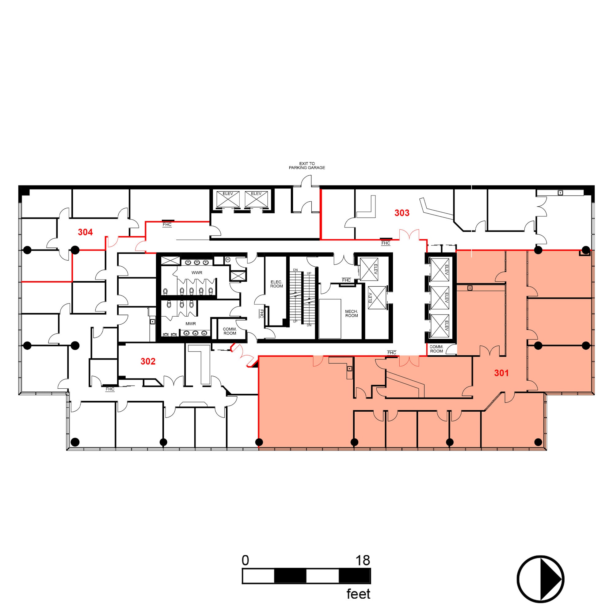 1 Riverside Dr W, Windsor, ON for lease Floor Plan- Image 1 of 1