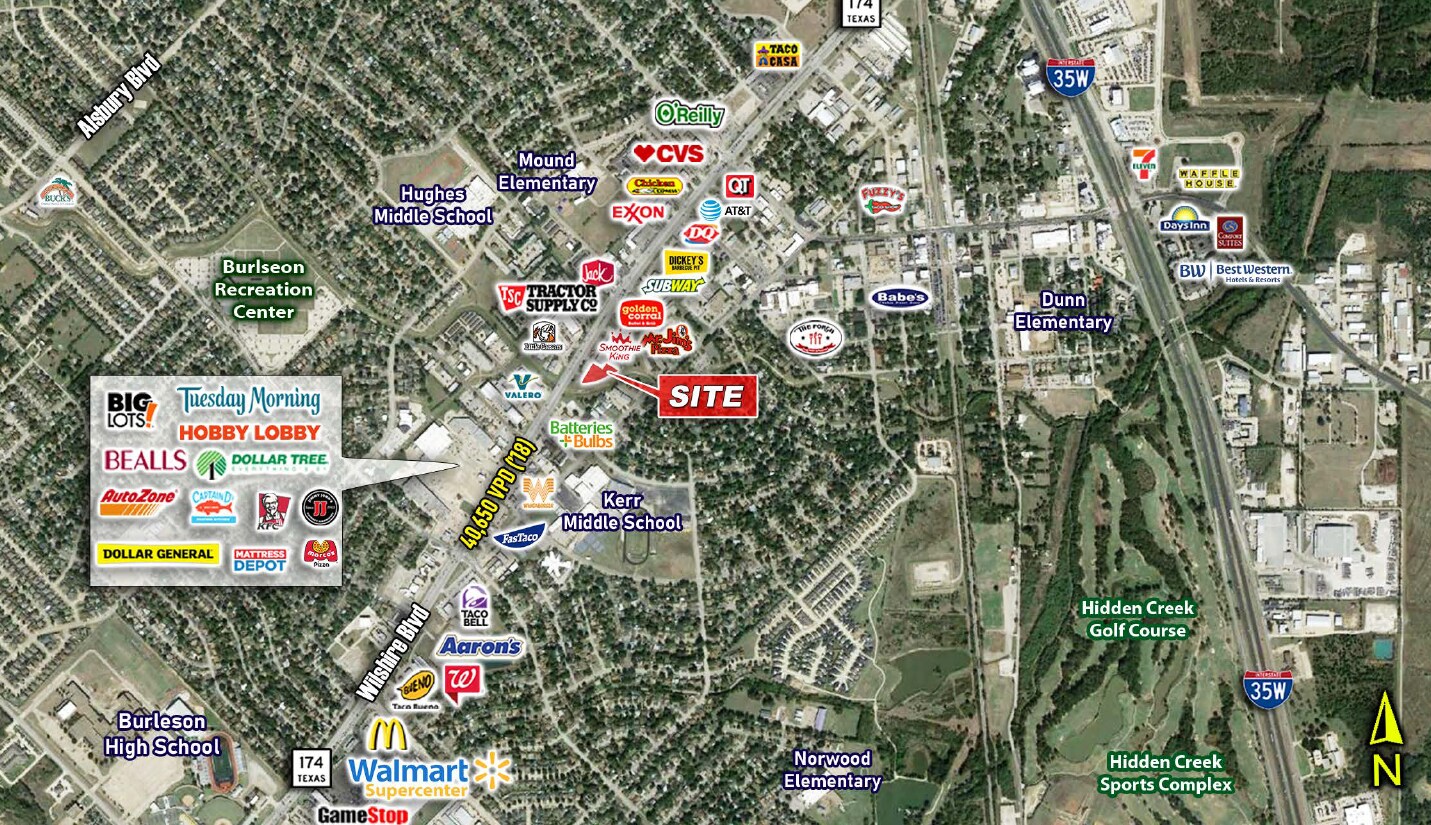 425 SW Wilshire Blvd, Burleson, TX 76028 Retail for Lease