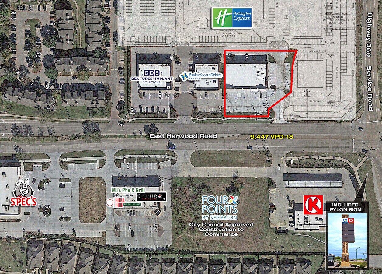 1001 E Harwood Rd, Euless, TX 76039