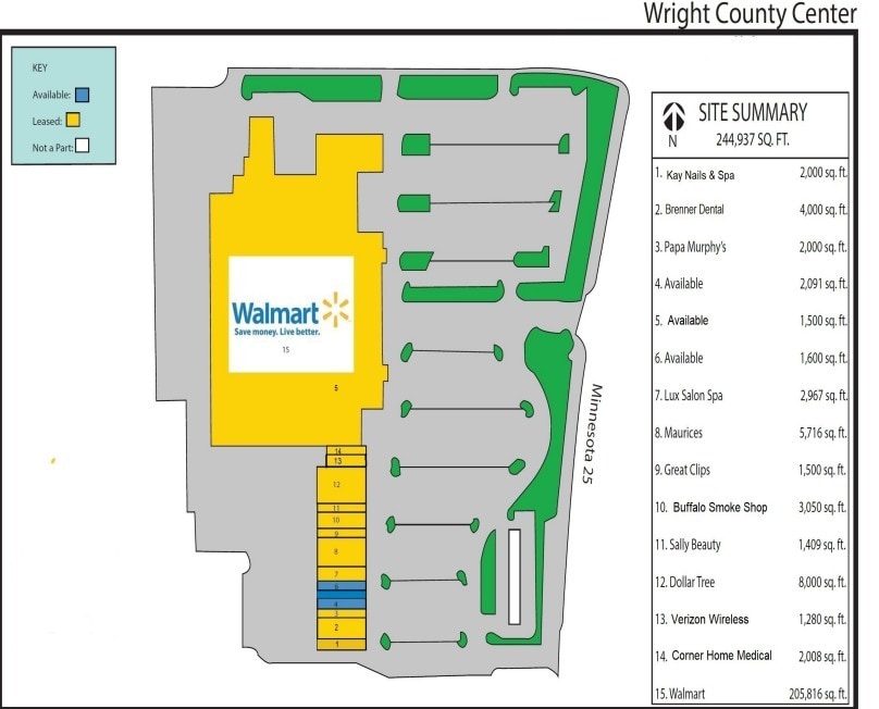 1221-1315 Highway 25 N, Buffalo, MN for lease Site Plan- Image 1 of 1