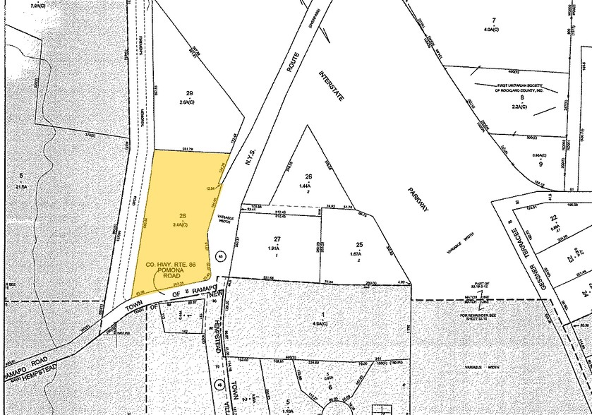 971 Route 45, Pomona, NY for lease - Plat Map - Image 2 of 28