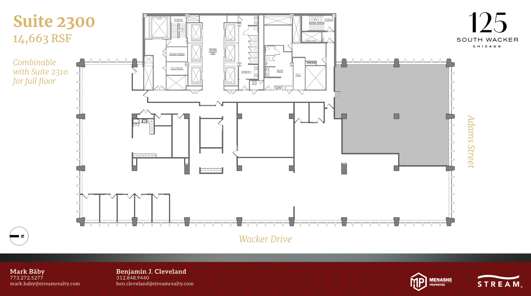 125 S Wacker Dr, Chicago, IL for lease Floor Plan- Image 1 of 1