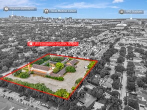 3511 Linkwood Dr, Houston, TX - AERIAL  map view - Image1