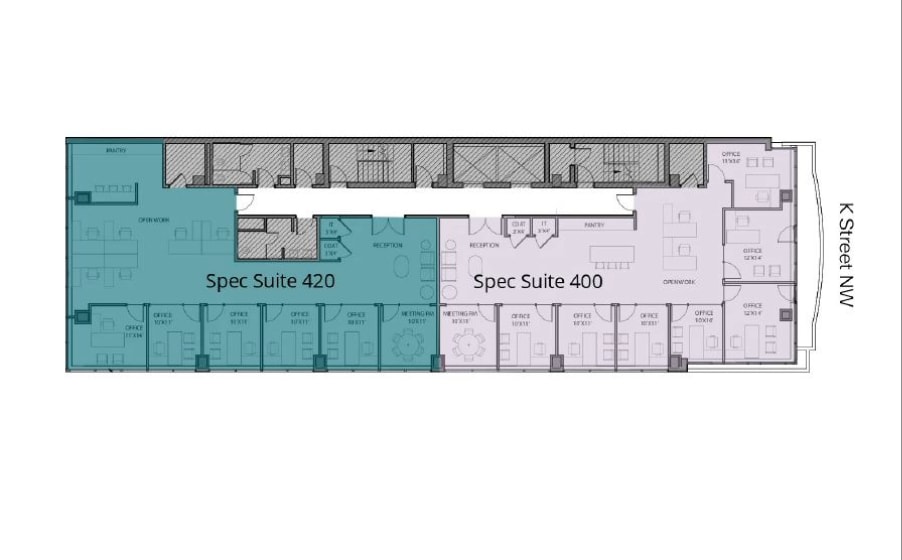 1420 K St NW, Washington, DC for lease Floor Plan- Image 1 of 1