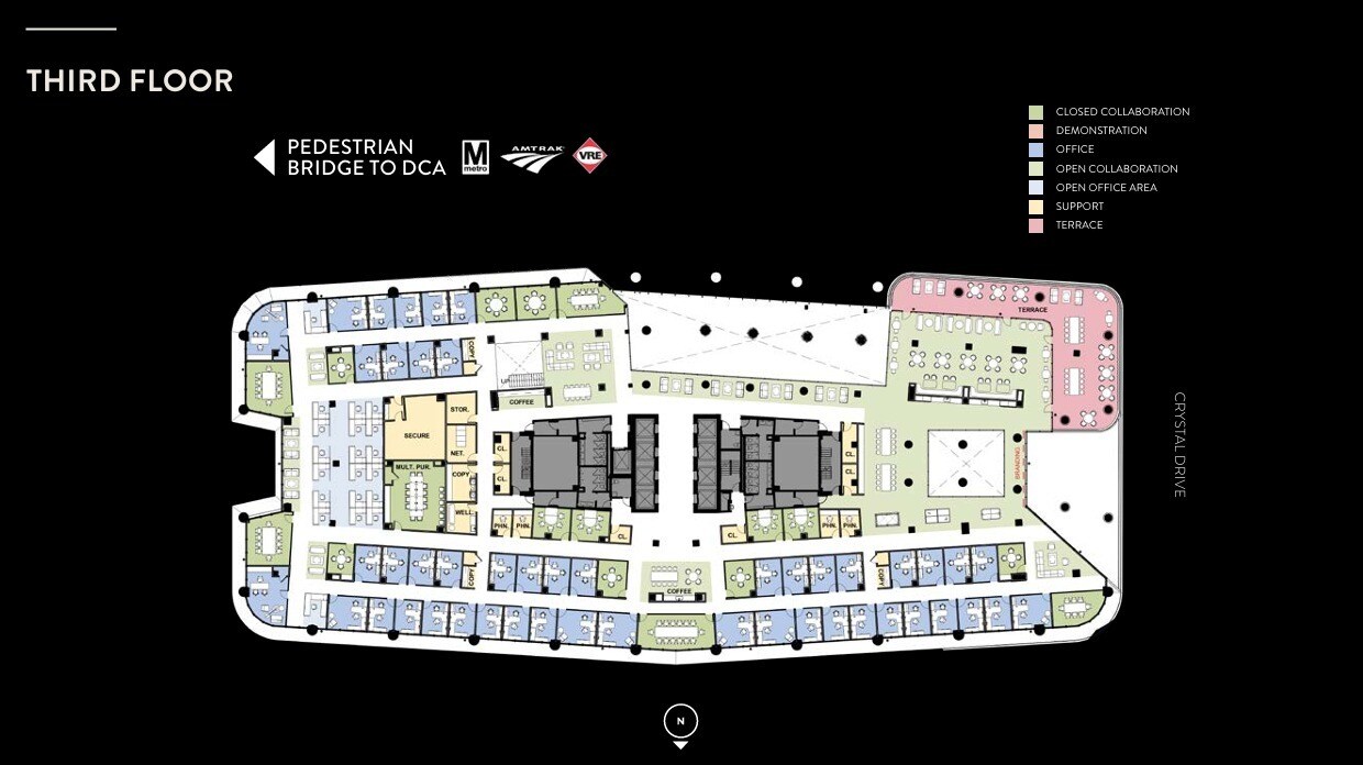 2011 Crystal Dr, Arlington, VA for lease Floor Plan- Image 1 of 1