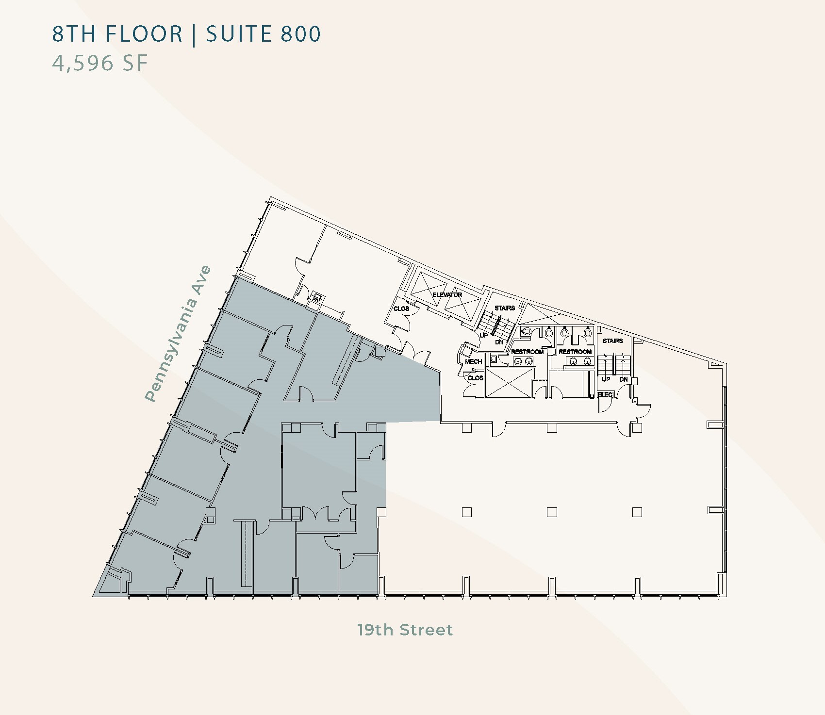 1901 Pennsylvania Ave NW, Washington, DC for lease Floor Plan- Image 1 of 1