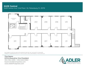 2429 Central Ave, Saint Petersburg, FL for lease Floor Plan- Image 1 of 1