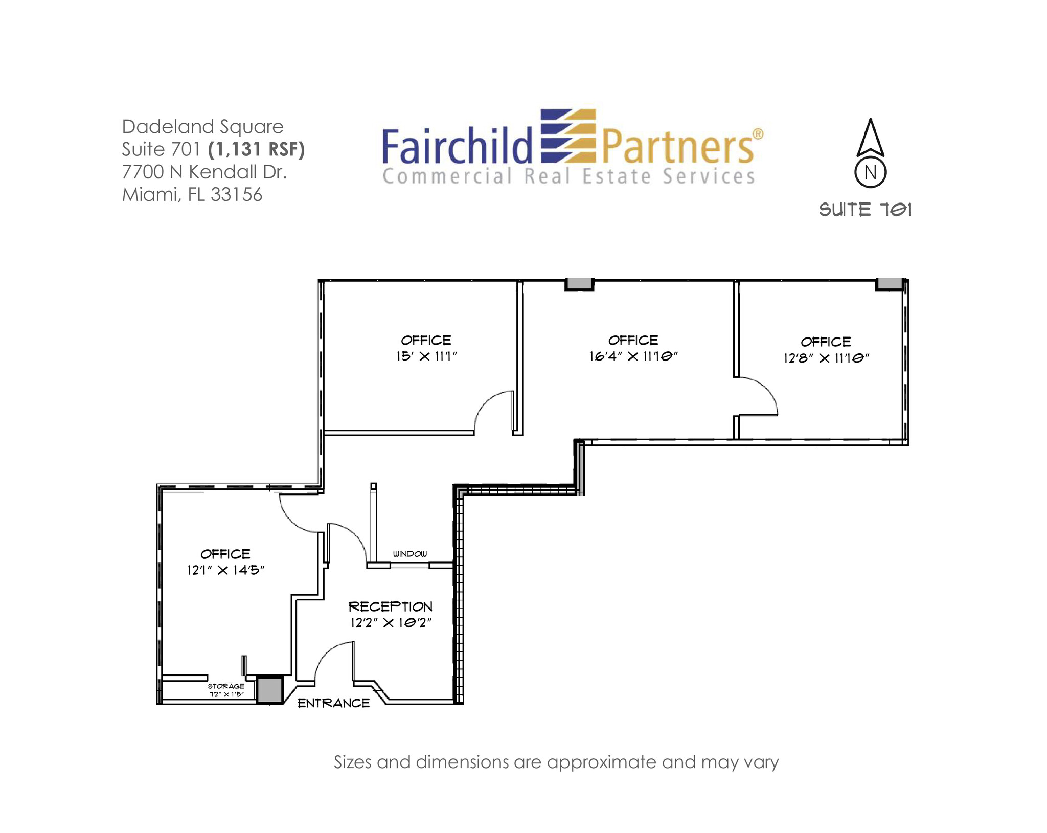 7700 N Kendall Dr, Miami, FL for lease Floor Plan- Image 1 of 1