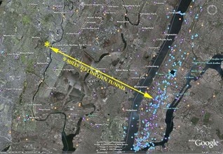 115 Grant Ave, Nutley, NJ - AERIAL map view