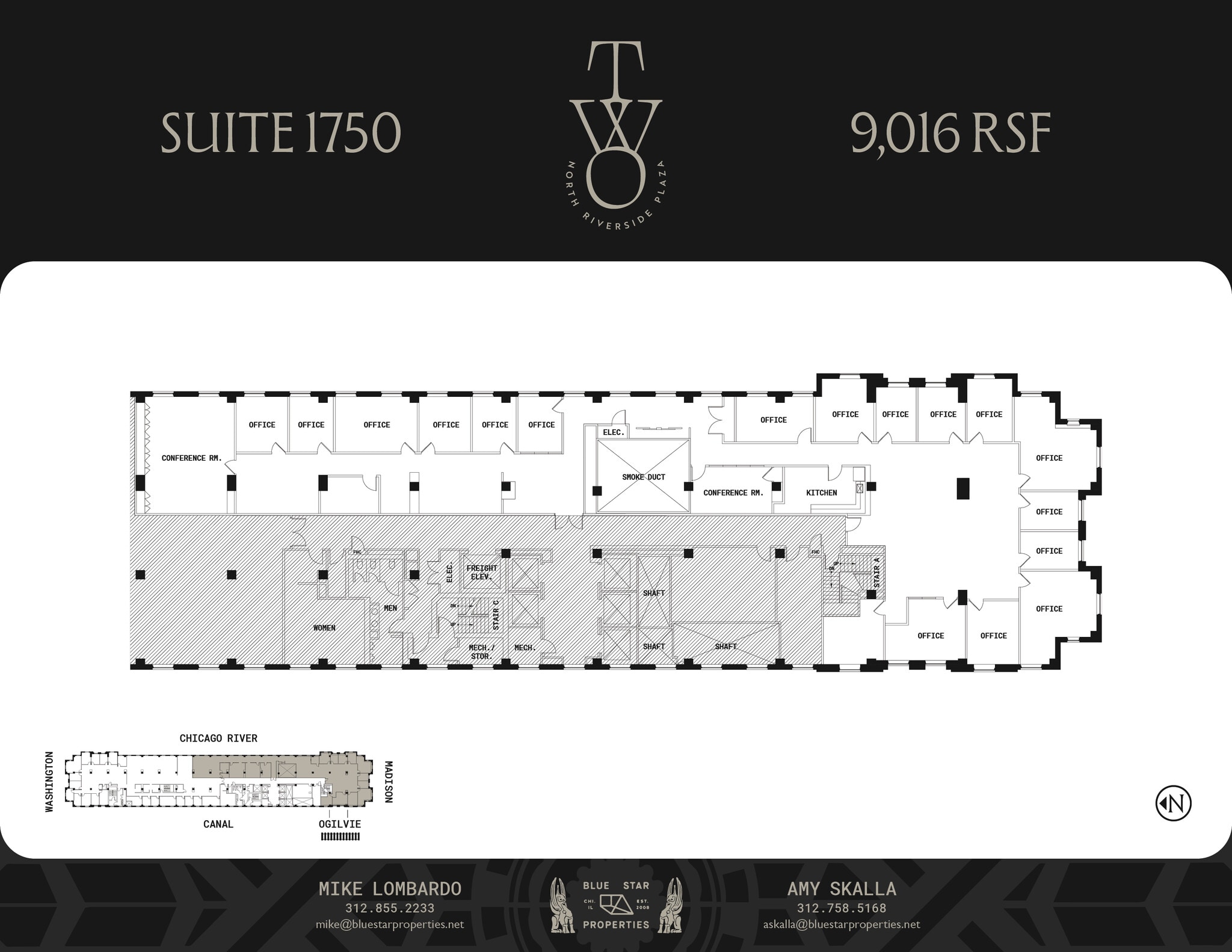 2 N Riverside Plz, Chicago, IL for lease Floor Plan- Image 1 of 1