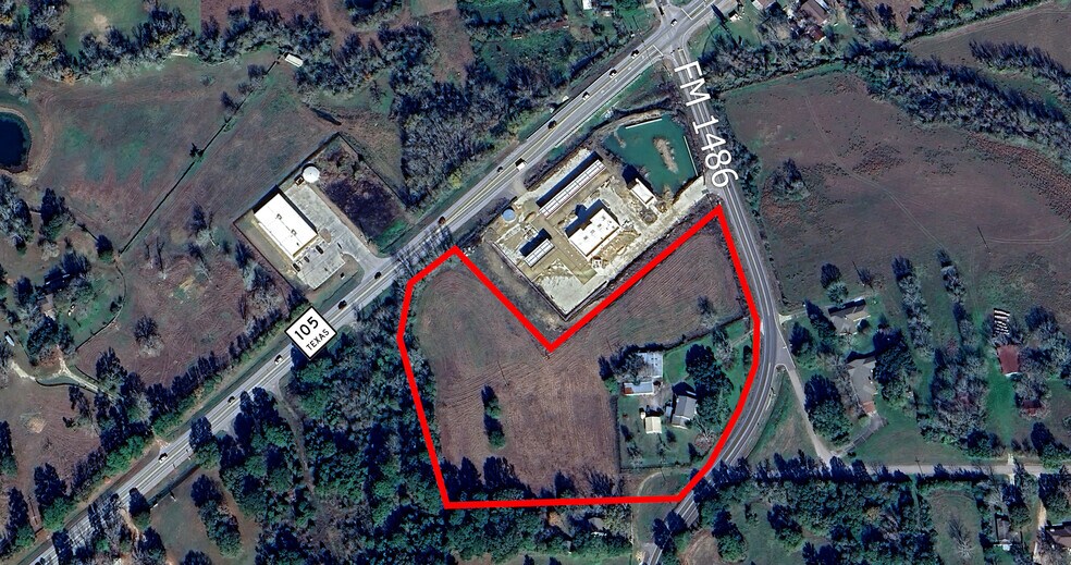 7ac TBD Highway 105 & FM 1486, Montgomery, TX for sale - Aerial - Image 1 of 30