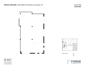 302-306 N Market St, Dallas, TX for lease Floor Plan- Image 1 of 1