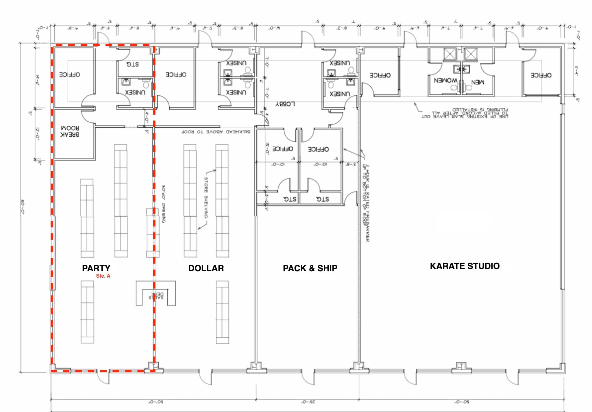 2821 Race Street, Jonesboro, AR for lease Floor Plan- Image 1 of 1