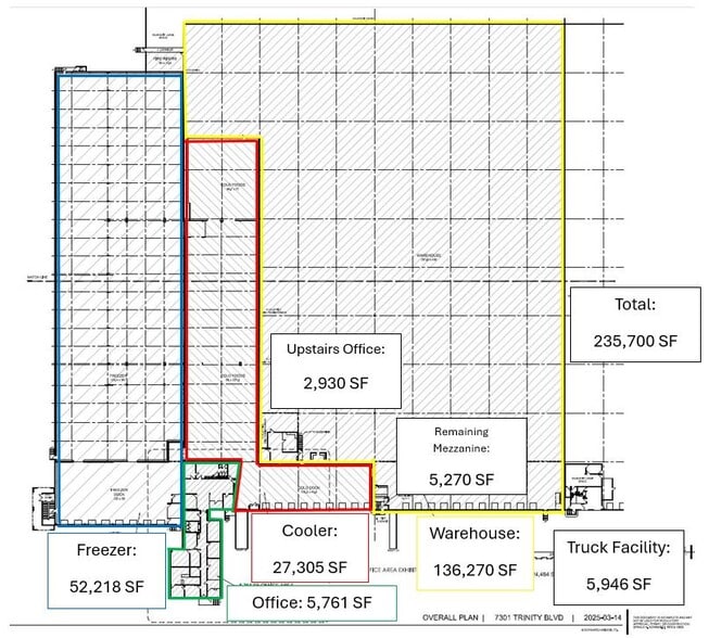 7301 Trinity Blvd, Fort Worth, TX for lease - Floor Plan - Image 2 of 8