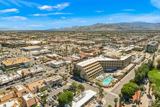 310-320 N Palm Canyon Dr, Palm Springs, CA - aerial  map view - Image1