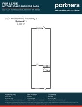 5151 Mitchelldale St, Houston, TX for lease Site Plan- Image 1 of 1
