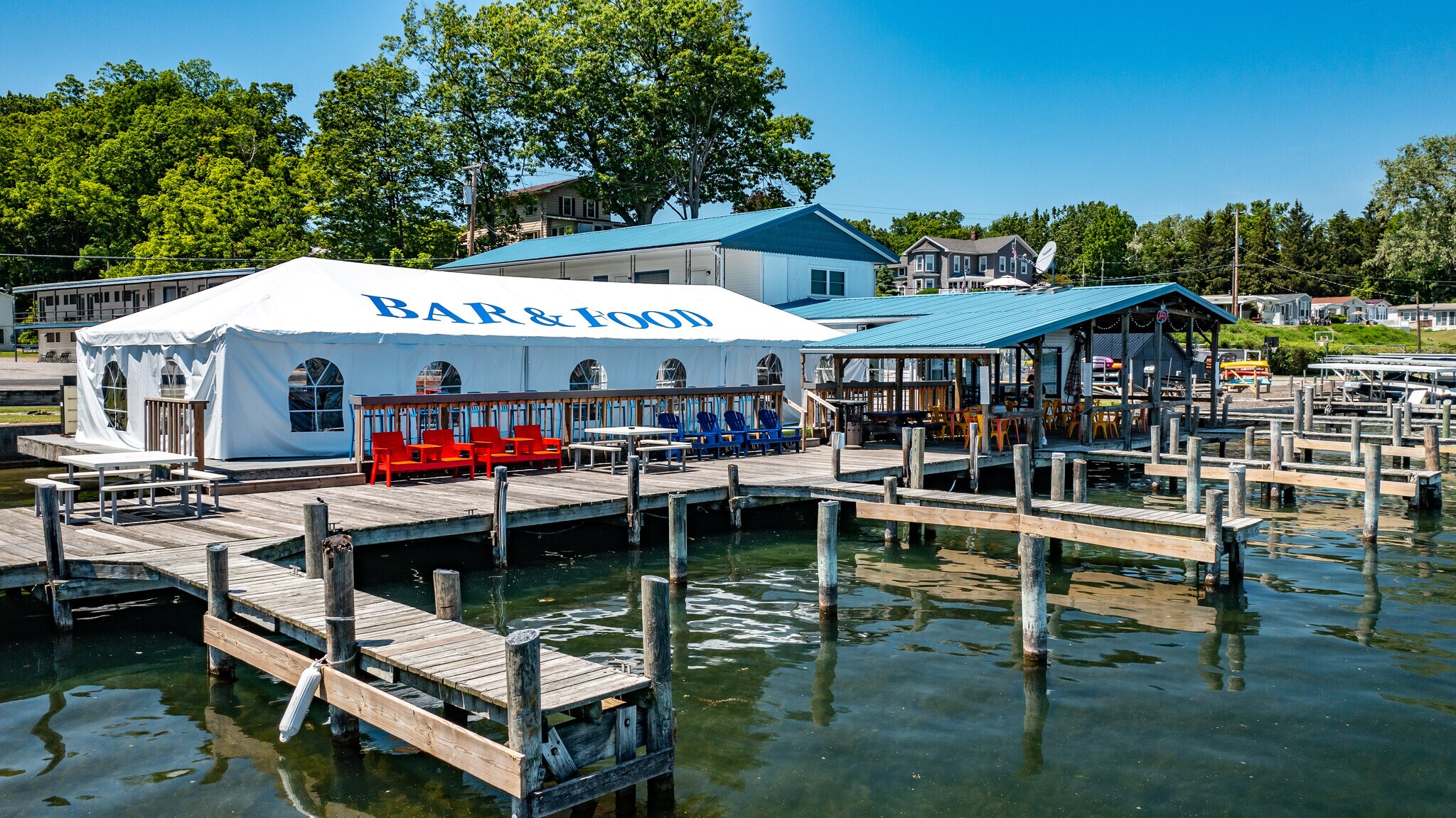 3434 N Plum Point Rd, Himrod, NY 14842 Showboat Motel Restaurant and