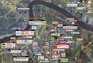 601 Terry Pky, Gretna, LA - AERIAL map view