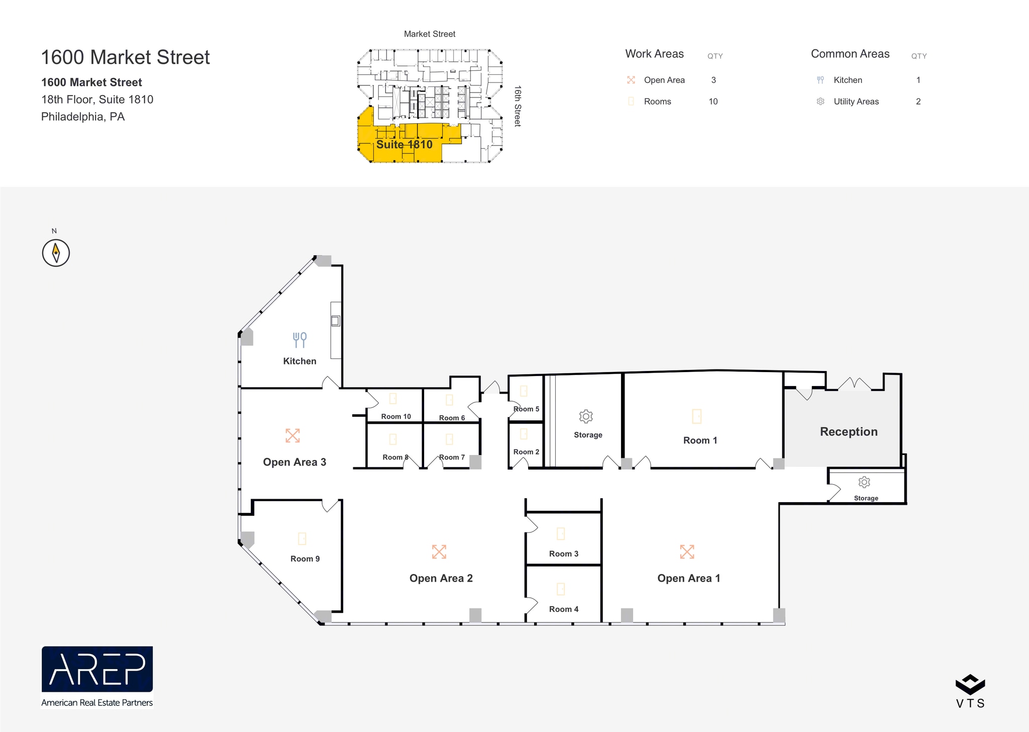 1600 Market St, Philadelphia, PA for lease Floor Plan- Image 1 of 1