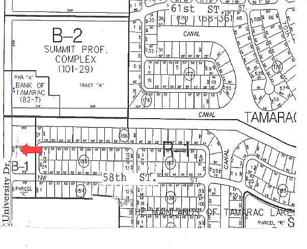 5800-5820 N University Dr, Fort Lauderdale, FL for lease - Plat Map - Image 2 of 8