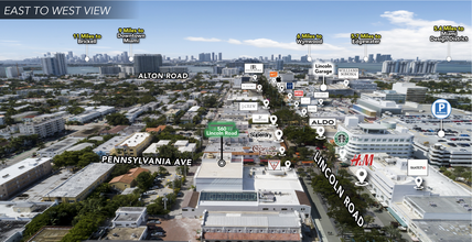 540 Lincoln Rd, Miami Beach, FL for lease Aerial- Image 2 of 8