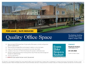 100 W 13th Ave, Eugene, OR for lease Interior Photo- Image 2 of 7