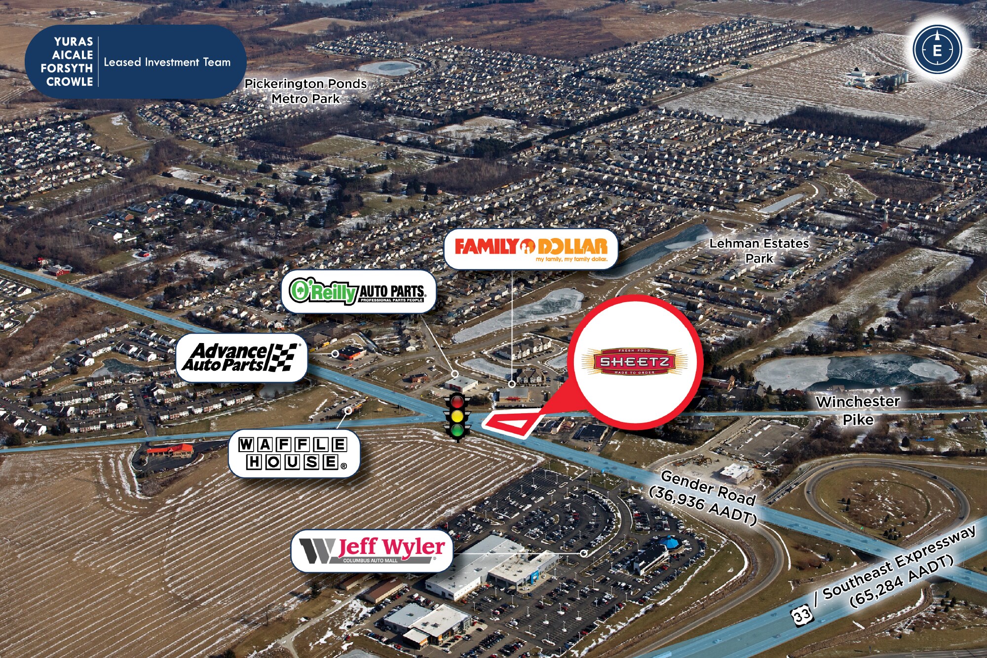 761 Winchester pike, Canal Winchester, OH 43110 Sheetz Ground Lease