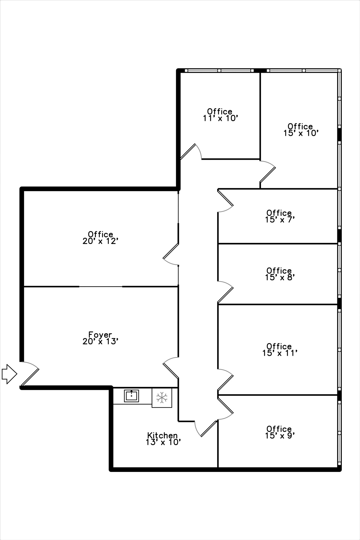 2602 E Dempster St, Park Ridge, IL for lease Floor Plan- Image 1 of 1