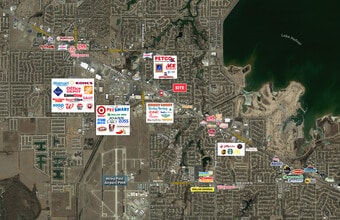 6629 NW Expressway, Oklahoma City, OK - AERIAL  map view - Image1