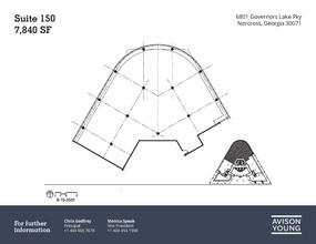 6801 Governors Lake Pky, Peachtree Corners, GA for lease Floor Plan- Image 1 of 5