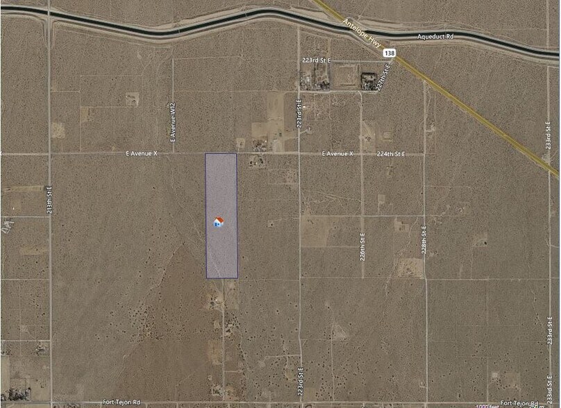 Avenue X Ave, Llano, CA for sale - Plat Map - Image 1 of 1
