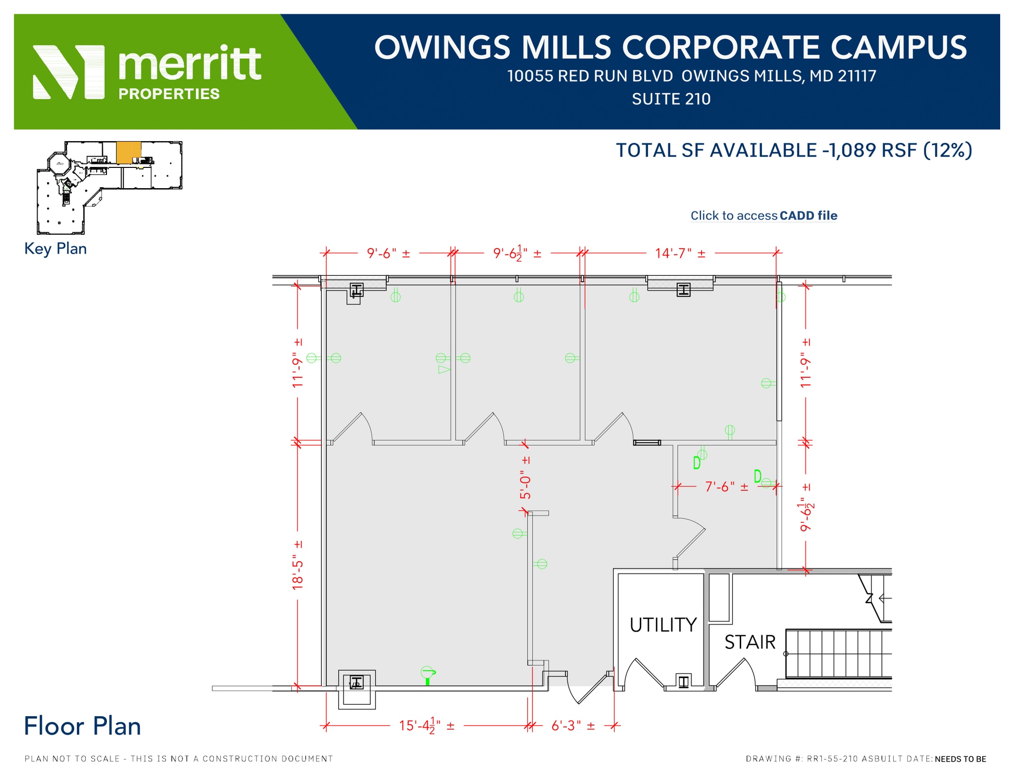 10045 Red Run Blvd, Owings Mills, MD for lease Floor Plan- Image 1 of 1