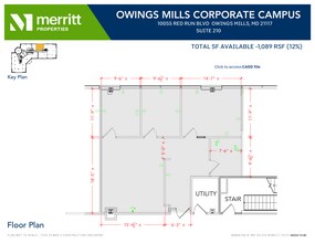 10045 Red Run Blvd, Owings Mills, MD for lease Floor Plan- Image 1 of 1