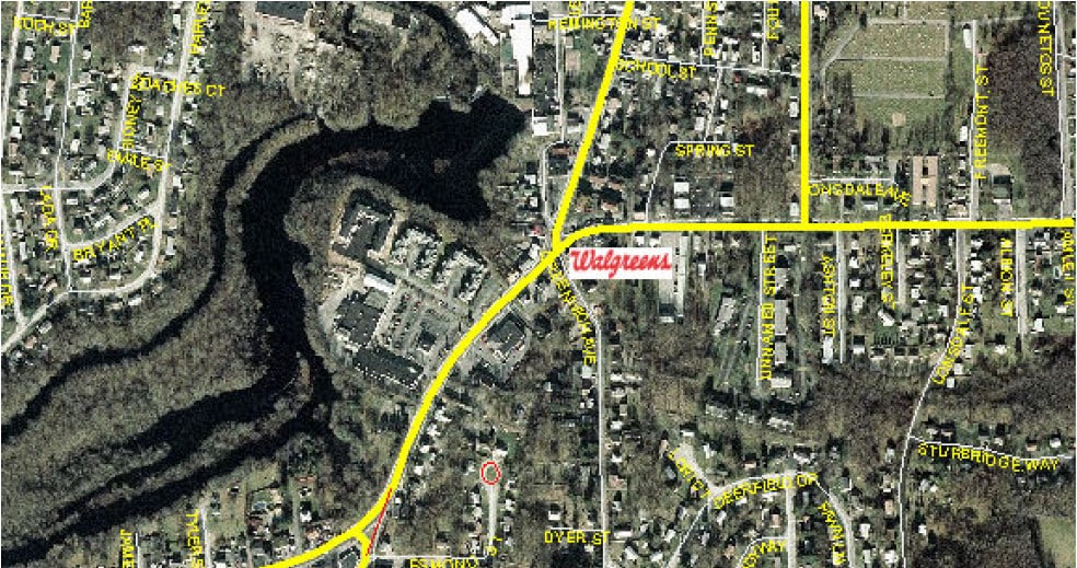 1 Cowessett Ave, West Warwick, RI for lease - Aerial - Image 2 of 6