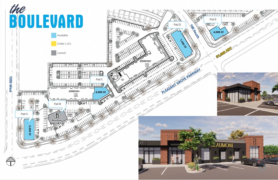 100 South & Pleasant Grove blvd, Pleasant Grove, UT for lease - Building Photo - Image 2 of 3