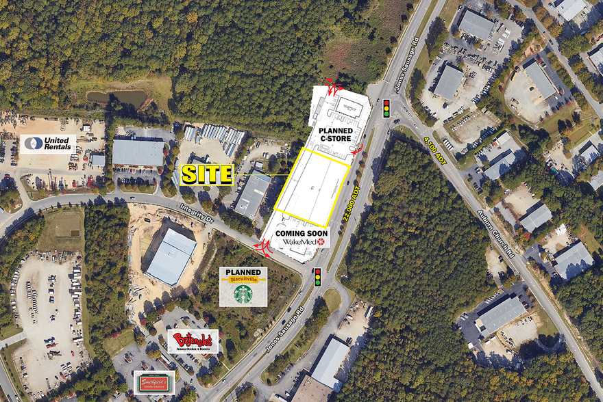 Jones Sausage Rd & Integrity dr, Garner, NC for lease - Building Photo - Image 3 of 4