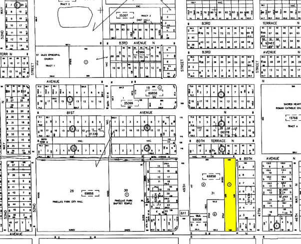 4771 78th Ave, Pinellas Park, FL for sale Plat Map- Image 1 of 1