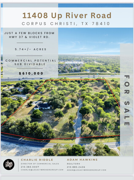 11408 Up River Rd, Corpus Christi, TX for sale - Primary Photo - Image 1 of 8