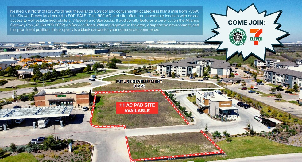 3033 Alliance Gateway Freeway, Fort Worth, TX 76177 Land for Sale