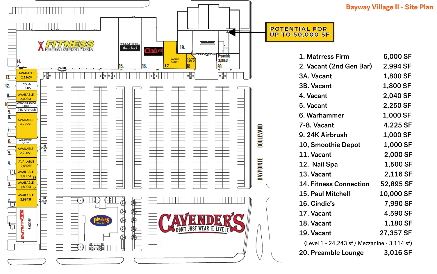 20801-20833 Gulf Fwy, Webster, TX for lease Site Plan- Image 1 of 1