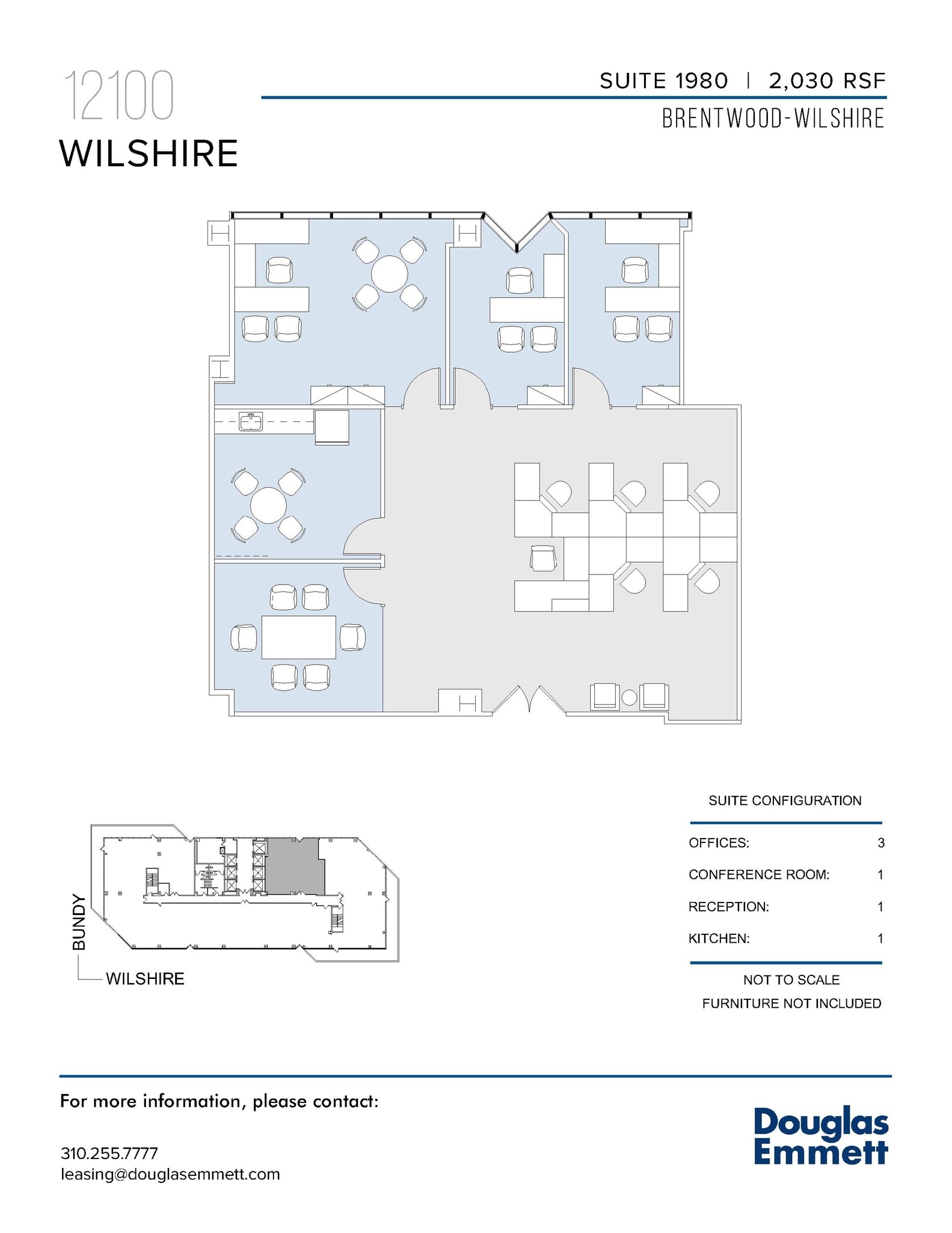 12100 Wilshire Blvd, Los Angeles, CA for lease Floor Plan- Image 1 of 1