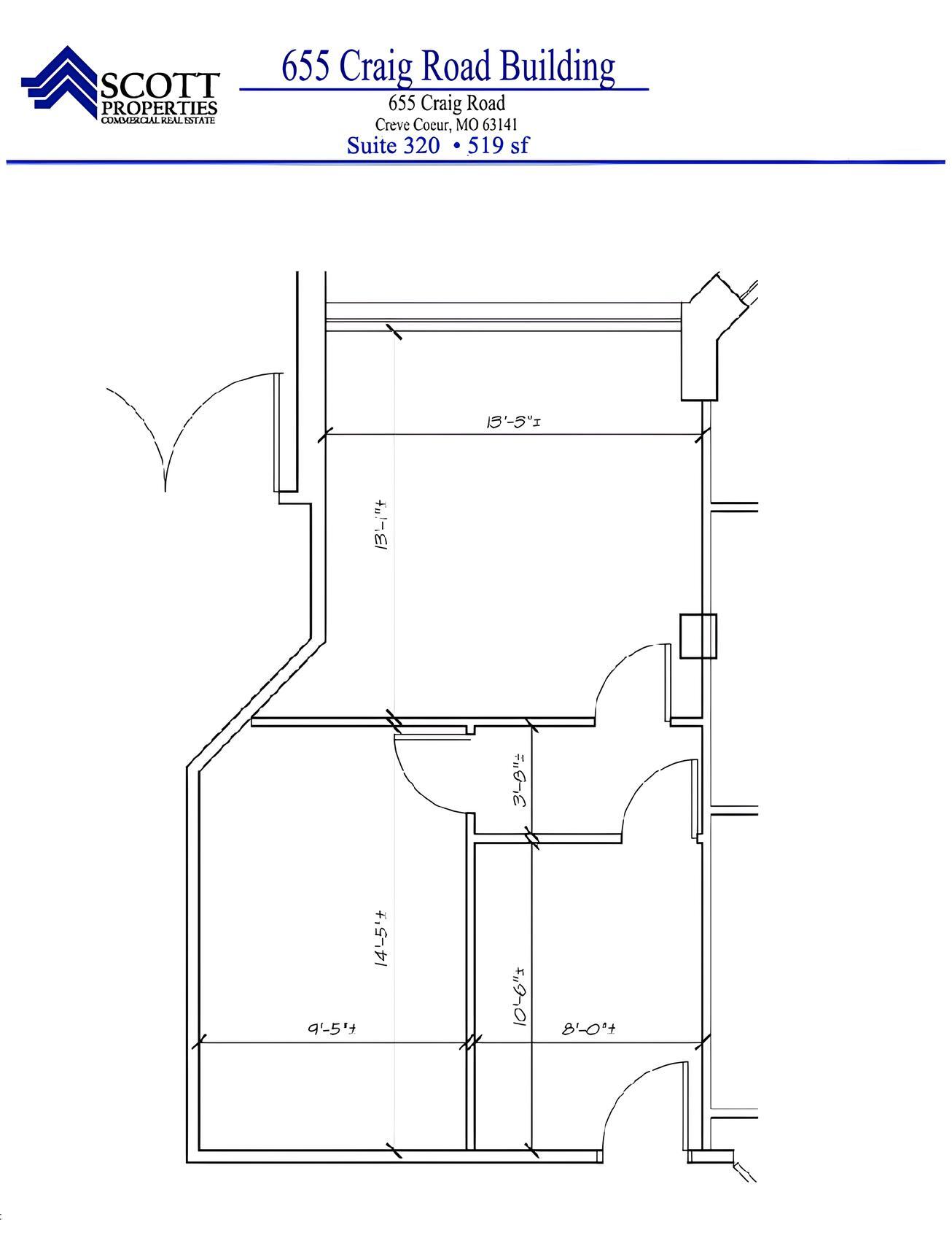 655 Craig Rd, Creve Coeur, MO for lease Interior Photo- Image 1 of 1