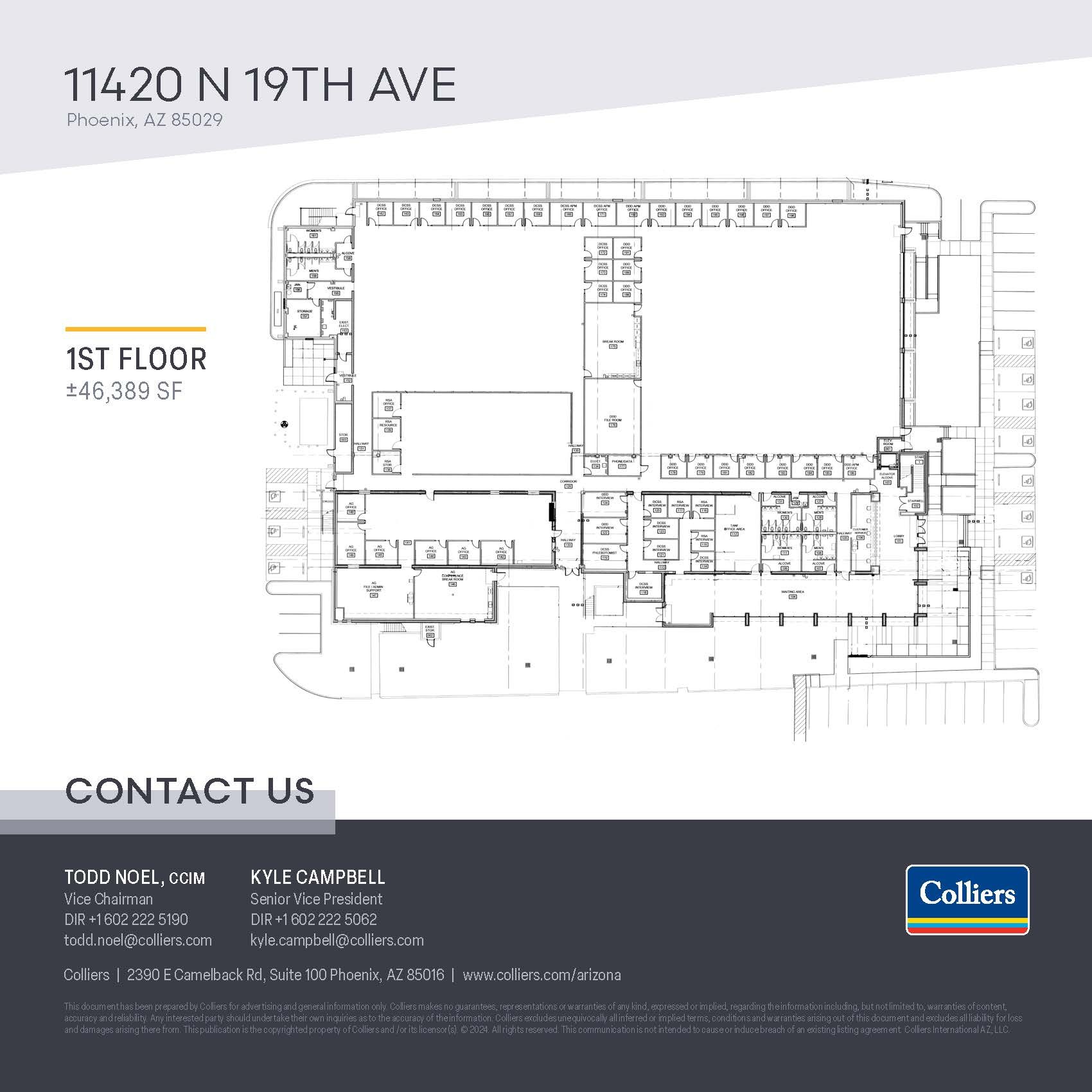 11420 N 19th Ave, Phoenix, AZ for sale Floor Plan- Image 1 of 1