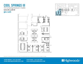 725 Cool Springs Blvd, Franklin, TN for lease Floor Plan- Image 1 of 1