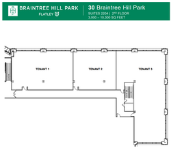 50 Braintree Hill Office Park, Braintree, MA for lease Floor Plan- Image 1 of 1