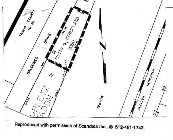 6101 Balcones Dr, Austin, TX for lease - Plat Map - Image 2 of 4